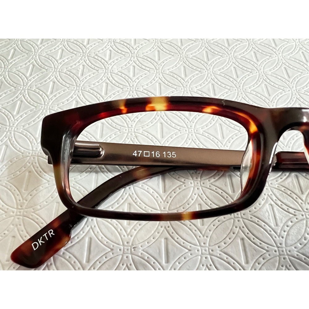 Spy Optic Arthur Dark Tortoise Rectangular Eyeglasses Frames 47-16-135 DKTR - Picture 2 of 8